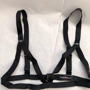 Cosabella Elegant Black Harness Bralette Triangle M